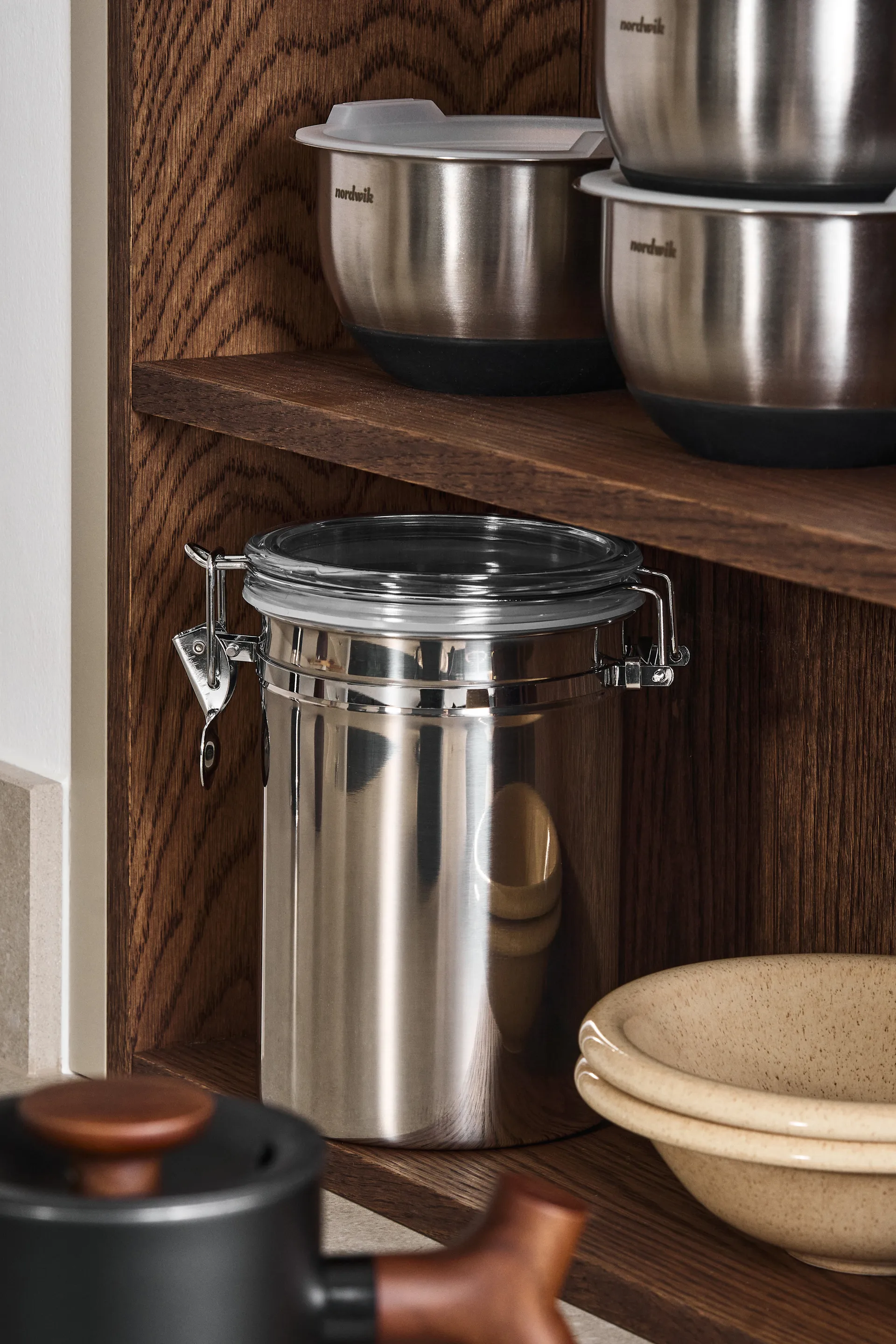 Nordwik Kaffeedose 1,8 l, Edelstahl Nordwik