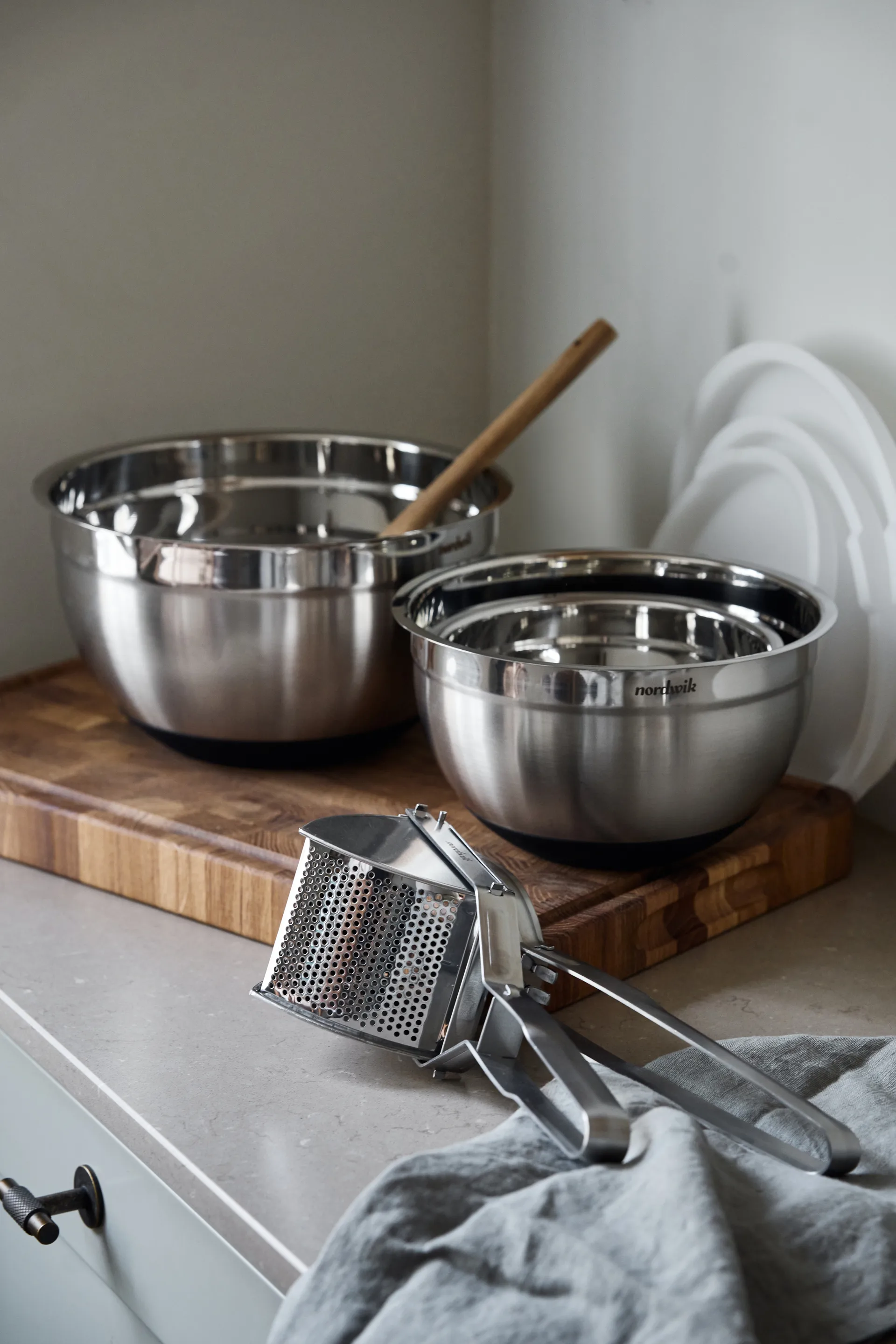 Nordwik kartoffelpresse spitzig, 28,5 cm Nordwik