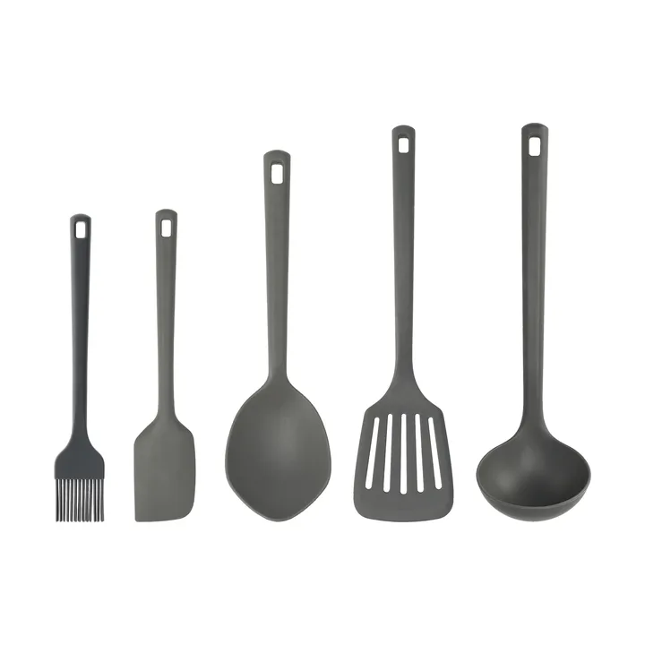 Nordwik Küchenutensilien Silikon 5 Teile - Grau - Nordwik
