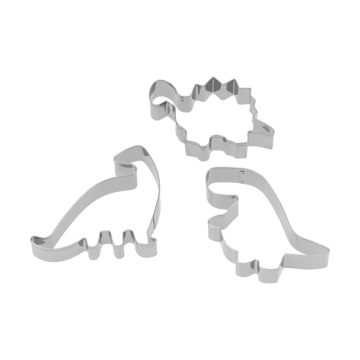 Nordwik Lebkuchenform Dinosaurier 3 Teile - Edelstahl - Nordwik