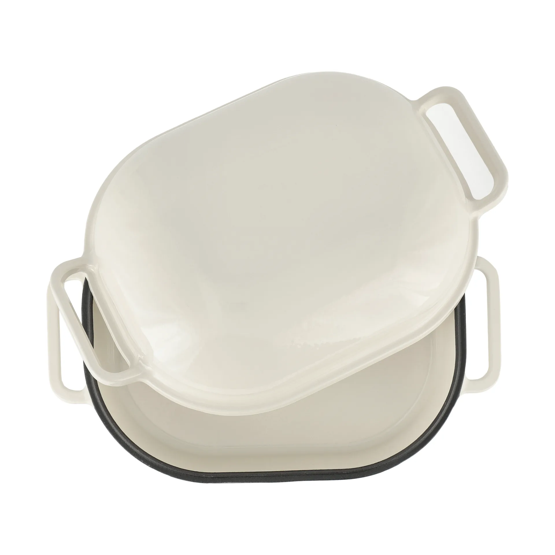 Nordwik Levain Brotform emailliert 39x26 cm, Creme Nordwik