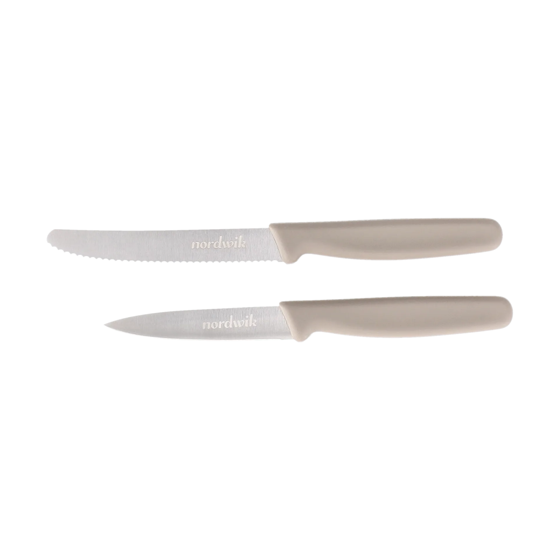 Nordwik Schälmesser 2 Teile, Taupe Nordwik