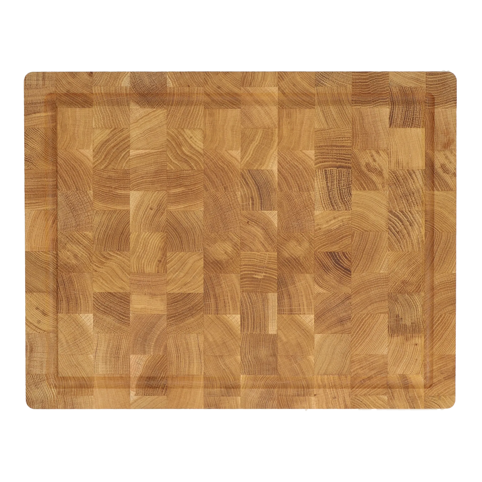 Nordwik Schneidebrett aus Endholz mit Saftrille 36x46 cm, Eiche Nordwik