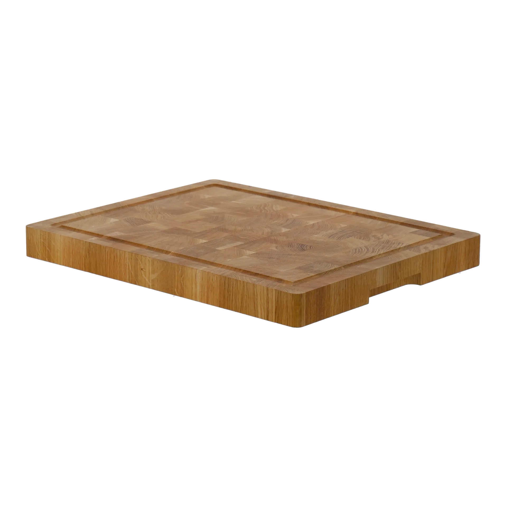 Nordwik Schneidebrett aus Endholz mit Saftrille 36x46 cm, Eiche Nordwik