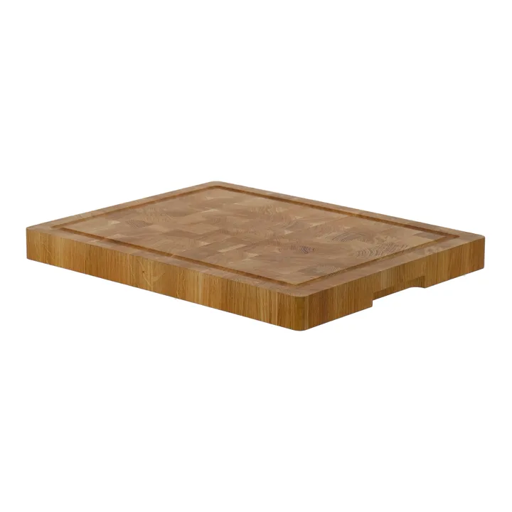 Nordwik Schneidebrett aus Endholz mit Saftrille 36x46 cm - Eiche - Nordwik