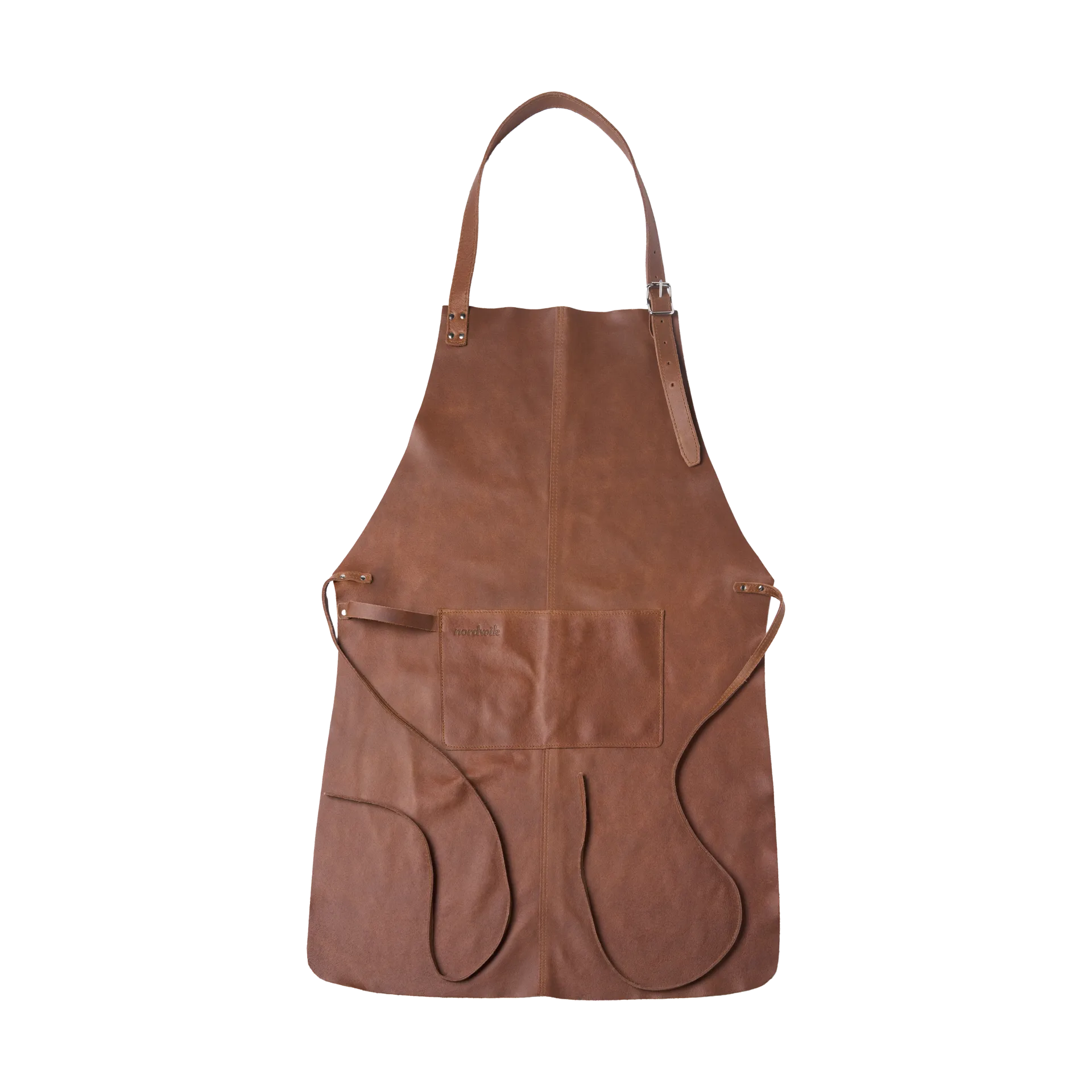 Nordwik Schürze Leder, Braun Nordwik
