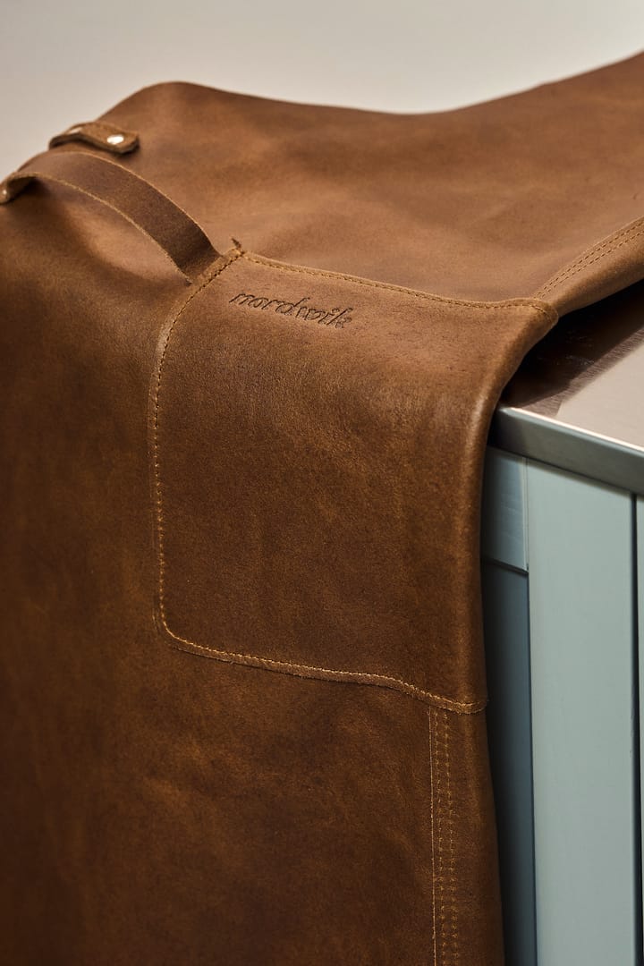 Nordwik Schürze Leder, Braun Nordwik
