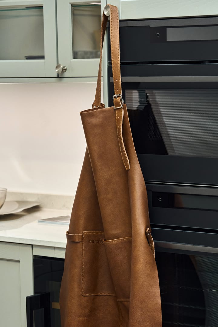 Nordwik Schürze Leder, Braun Nordwik