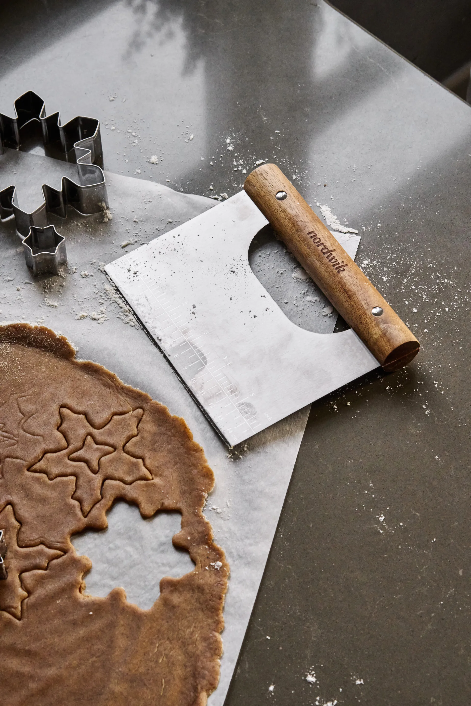 Nordwik Teigschaber 15 cm, Akazie Nordwik