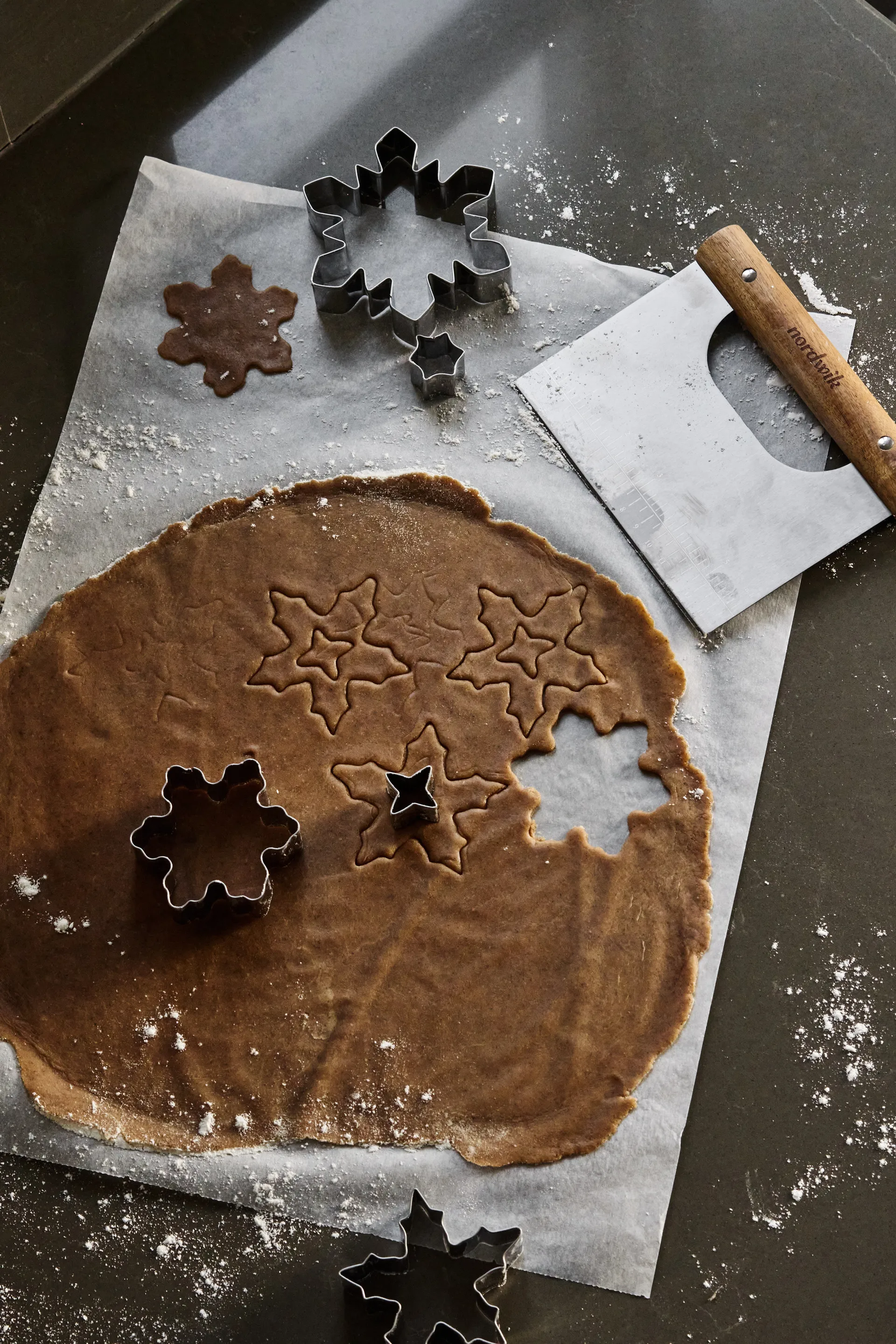 Nordwik Teigschaber 15 cm, Akazie Nordwik