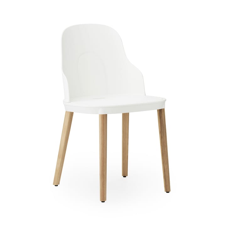 Allez Stuhl mit Eichenholzbeine, Weiß-Eiche Normann Copenhagen