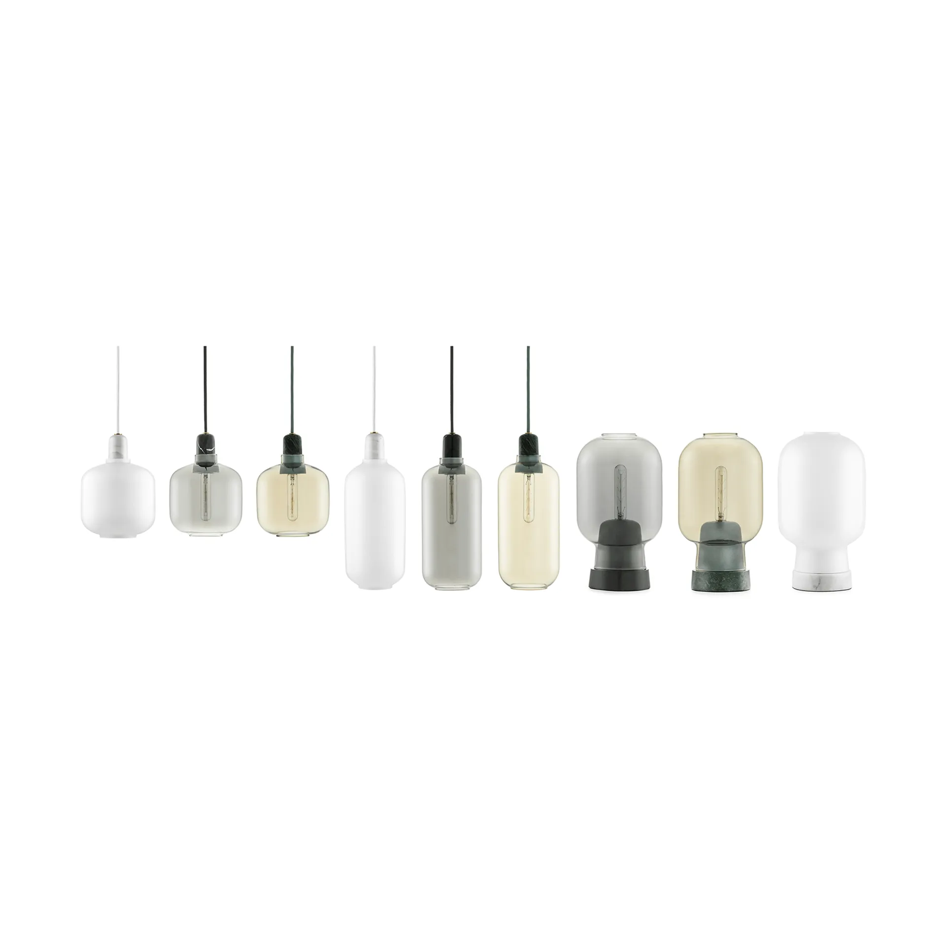 Amp Pendelleuchte groß, Weiß Normann Copenhagen