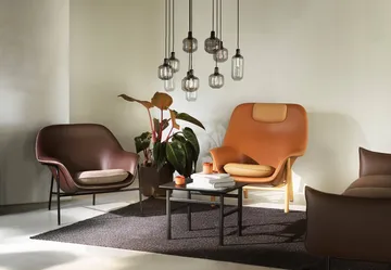 Amp Pendelleuchte klein - Grau-schwarz - Normann Copenhagen