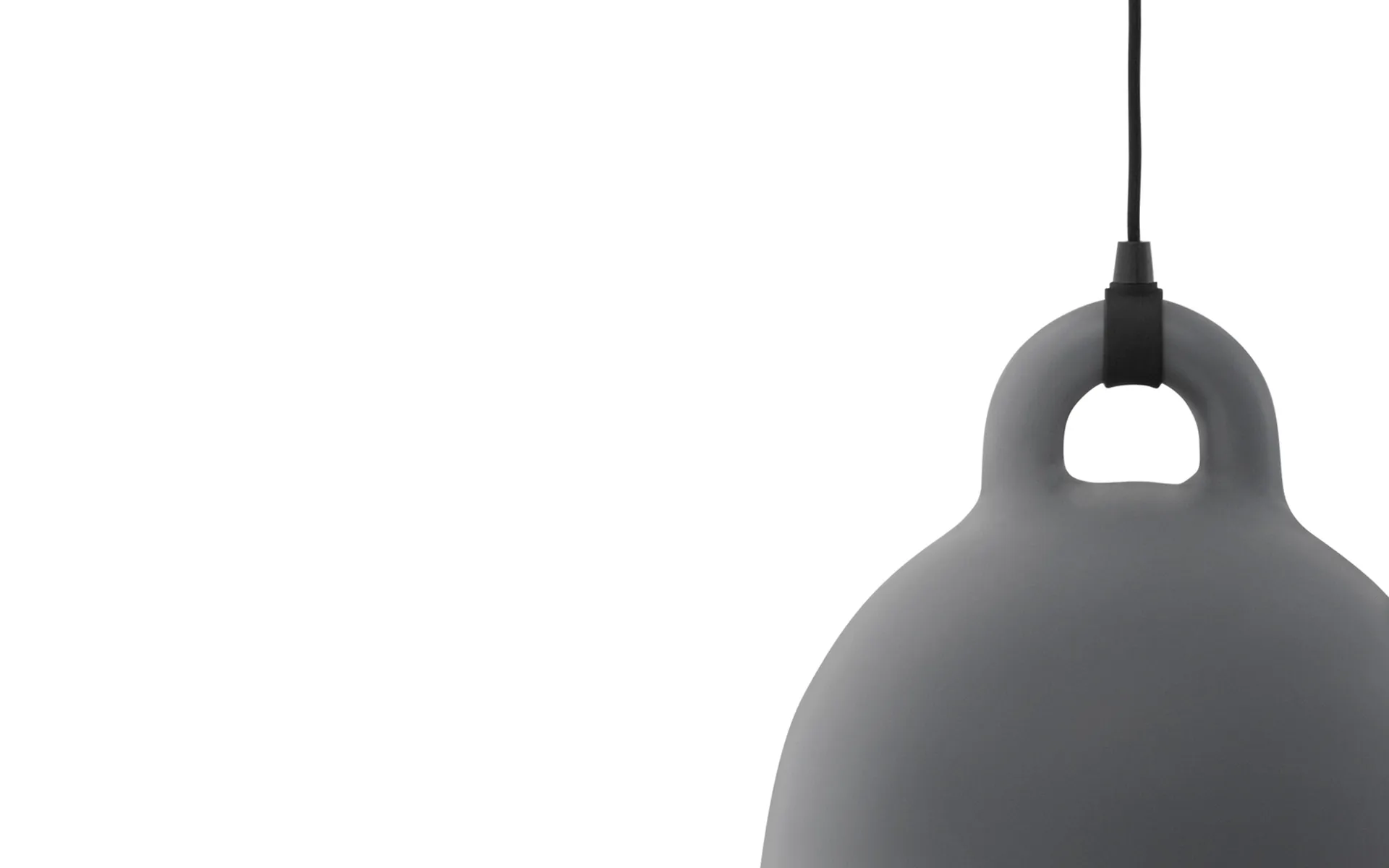 Bell Pendelleuchte grau, Large Normann Copenhagen