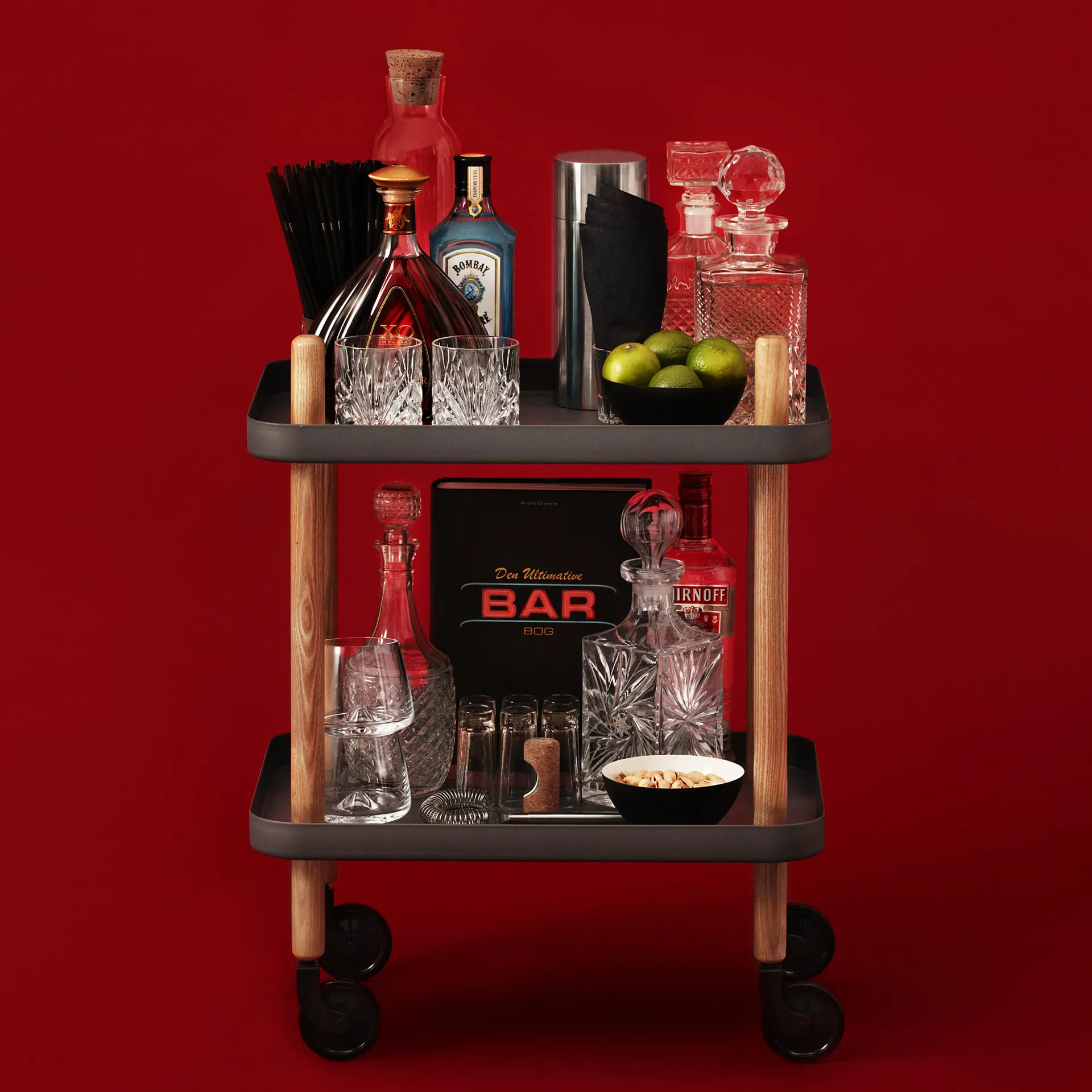 Block Beistelltisch, Dunkelgrau Normann Copenhagen