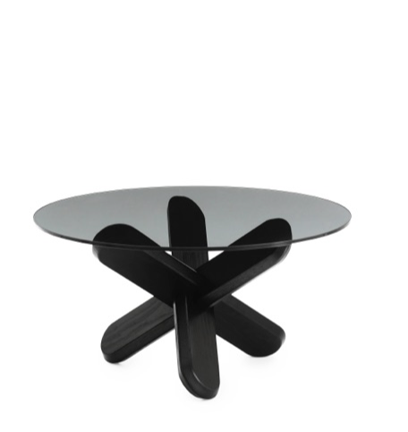 Normann Copenhagen Ding Tisch 75x40 cm Schwarz-grau