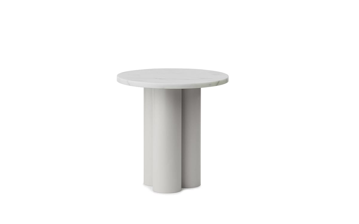 Normann Copenhagen Dit Beistelltisch Ø40 cm Weißer Carrara