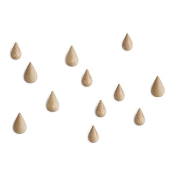 Dropit Wandhaken 2er Pack - Holz natur klein - Normann Copenhagen