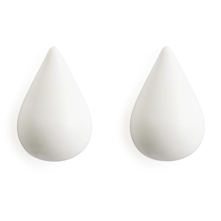 Dropit Wandhaken 2er Pack, Weiß groß Normann Copenhagen