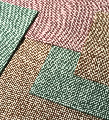 Flick Teppich - 80x200 cm green - Normann Copenhagen