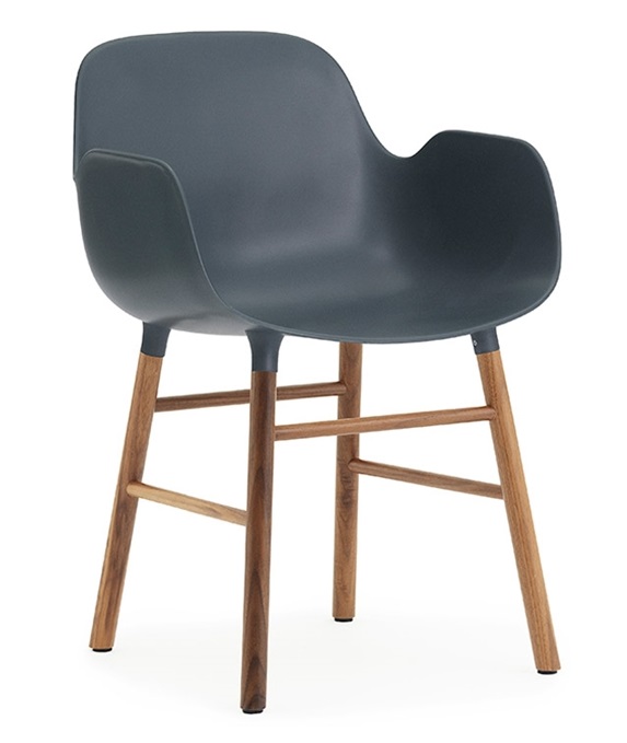 Normann Copenhagen Form Armlehnstuhl Blau