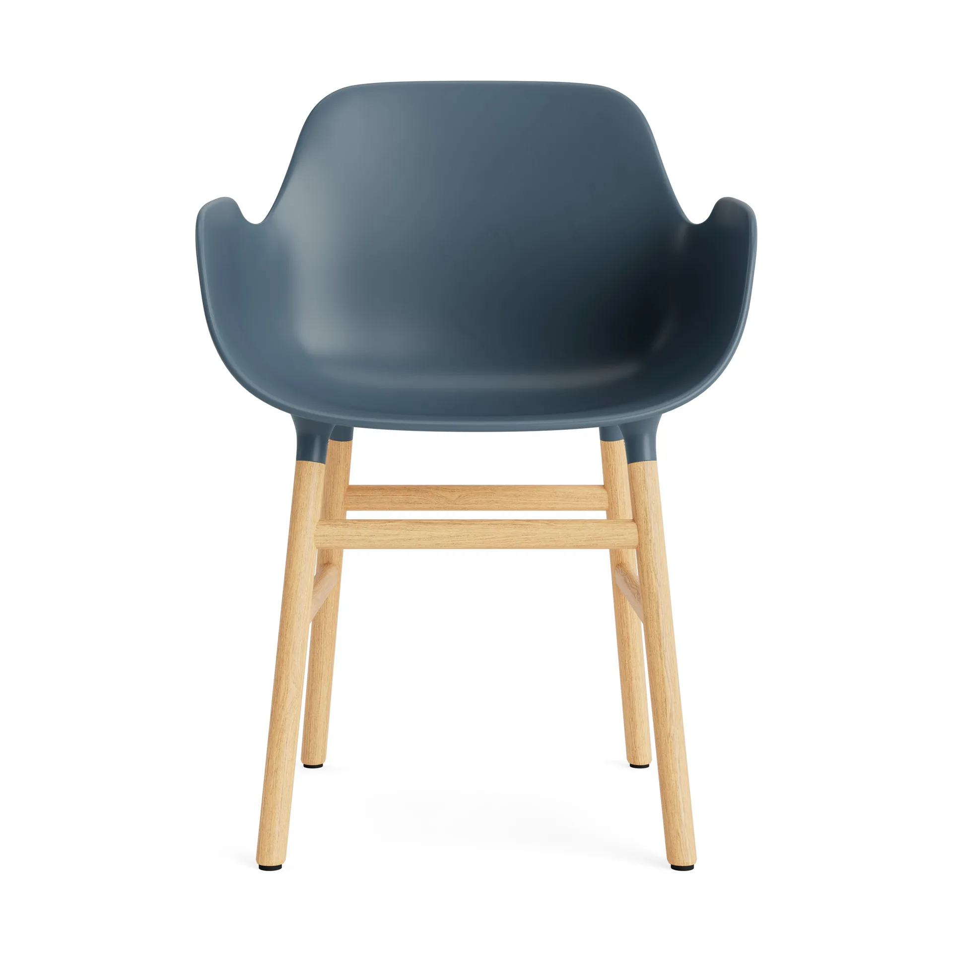 Form Armlehnstuhl, Blue, Eichenholzbeine Normann Copenhagen