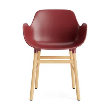 Form Armlehnstuhl - Red, Eichenholzbeine - Normann Copenhagen