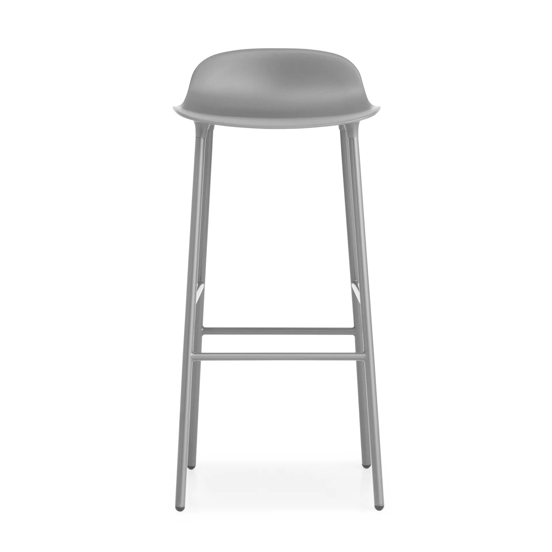 Form Barstuhl Metallbeine 75cm, Grau Normann Copenhagen