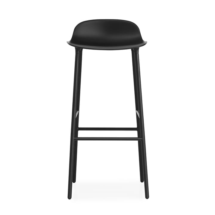 Form Barstuhl Metallbeine 75cm, Schwarz Normann Copenhagen