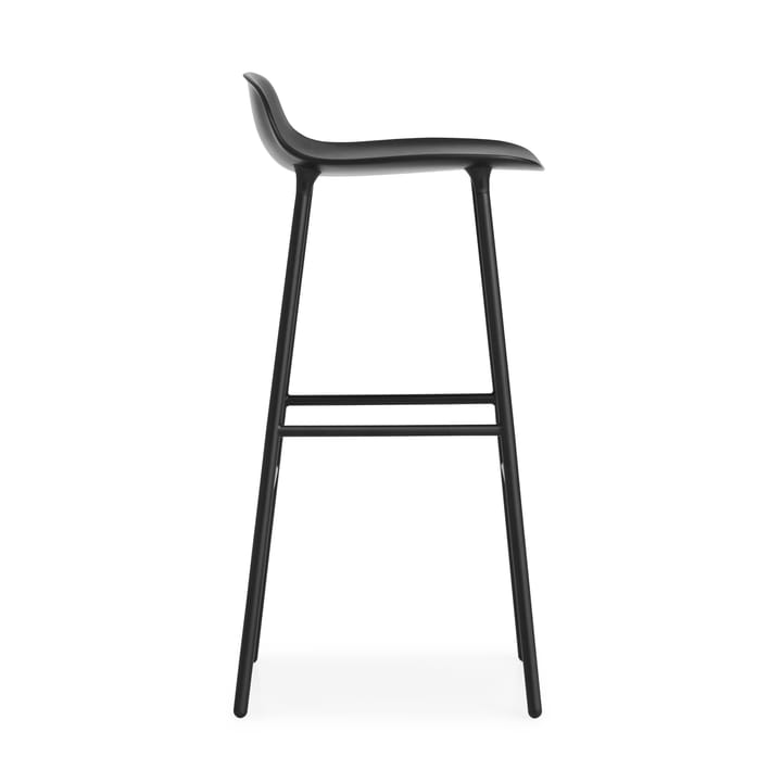 Form Barstuhl Metallbeine 75cm, Schwarz Normann Copenhagen