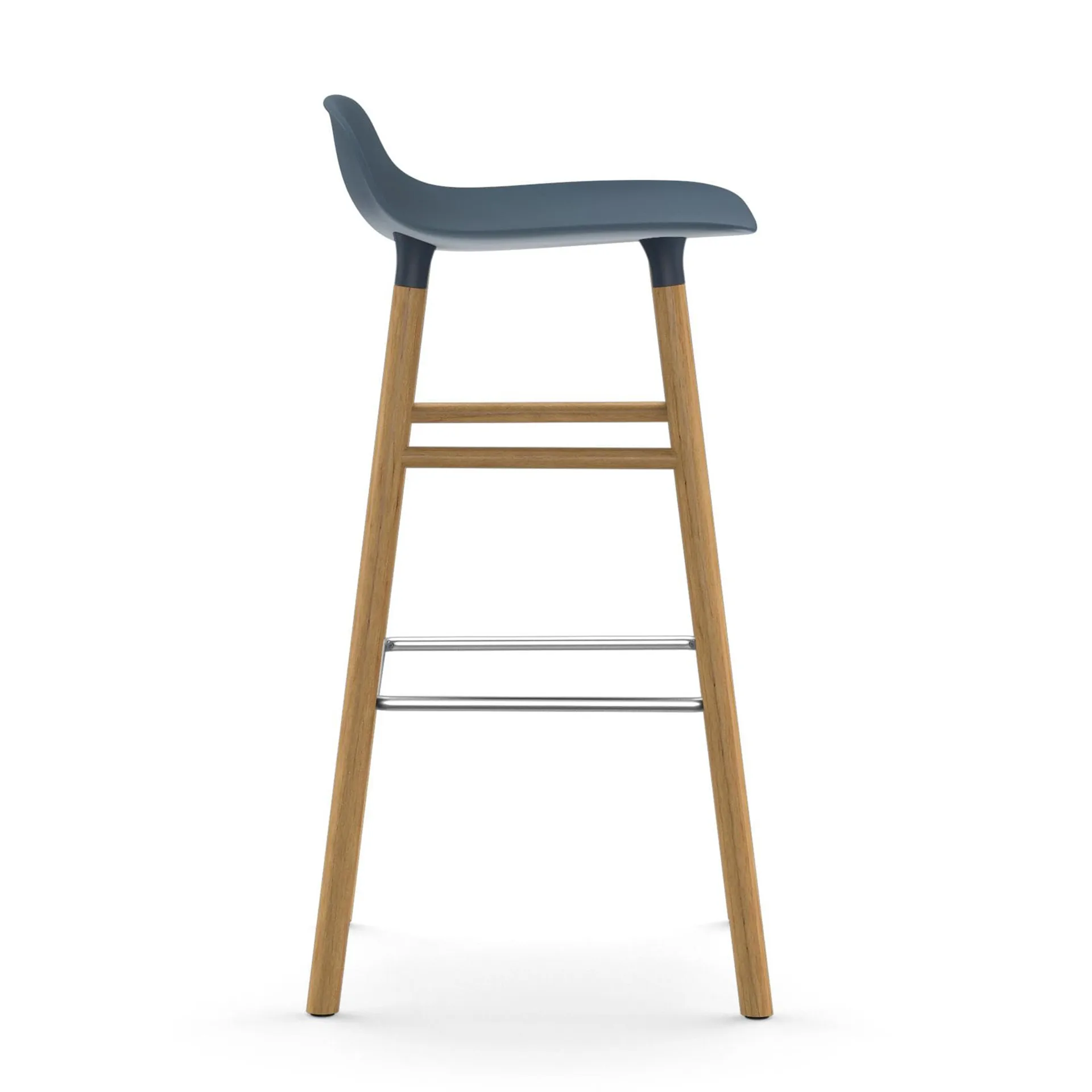 Form Chair Barstuhl Eichen-Beine, Blau Normann Copenhagen