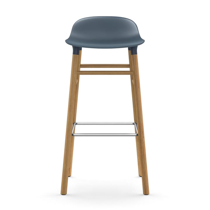 Form Chair Barstuhl Eichen-Beine, Blau Normann Copenhagen