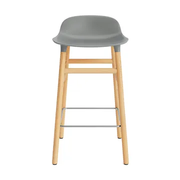 Form Chair Barstuhl Eichen-Beine - Grau - Normann Copenhagen