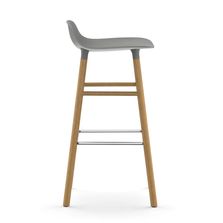 Form Chair Barstuhl Eichen-Beine, Grau Normann Copenhagen