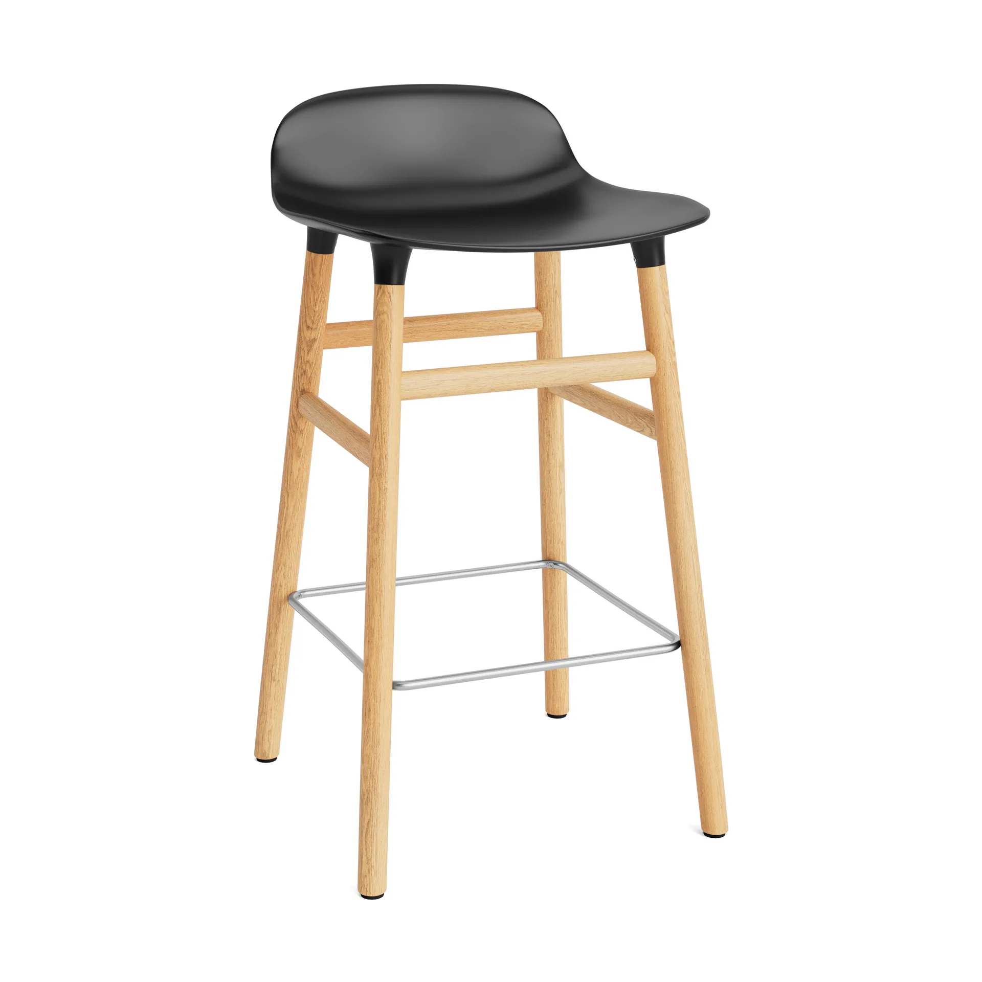 Form Chair Barstuhl Eichen-Beine, Schwarz Normann Copenhagen