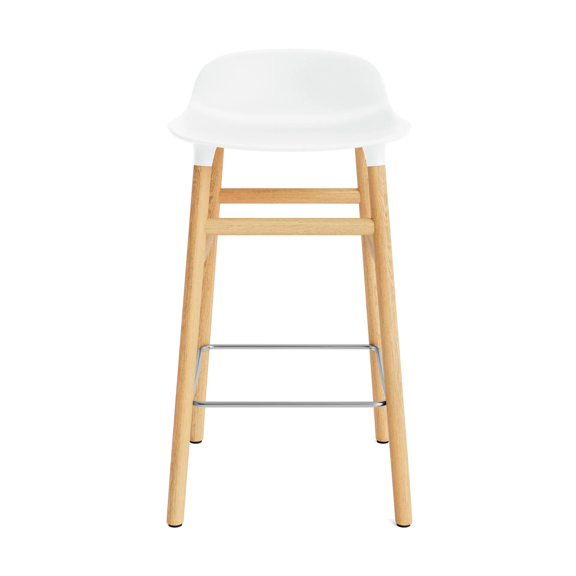 Form Chair Barstuhl Eichen-Beine, Weiß Normann Copenhagen