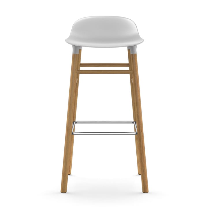 Form Chair Barstuhl Eichen-Beine, Weiß Normann Copenhagen