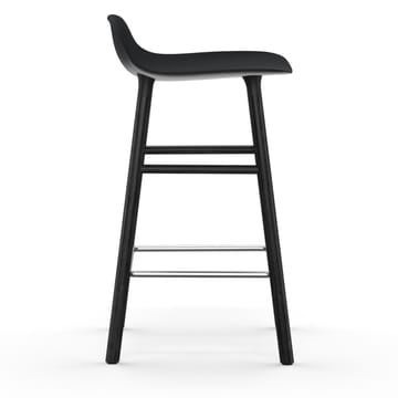 Form Chair Barstuhl lackierte Eichenbeine 65cm - Schwarz - Normann Copenhagen