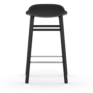 Form Chair Barstuhl lackierte Eichenbeine 65cm - Schwarz - Normann Copenhagen