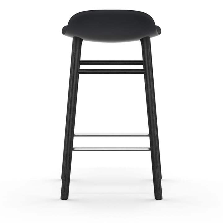 Form Chair Barstuhl lackierte Eichenbeine 65cm, Schwarz Normann Copenhagen