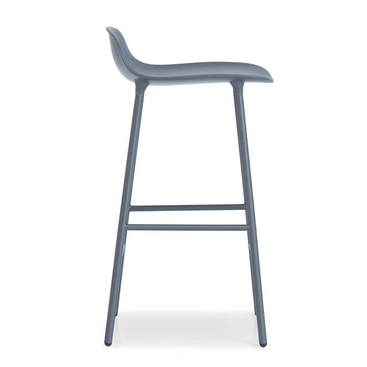 Form Chair Barstuhl metallBeine, Blau Normann Copenhagen