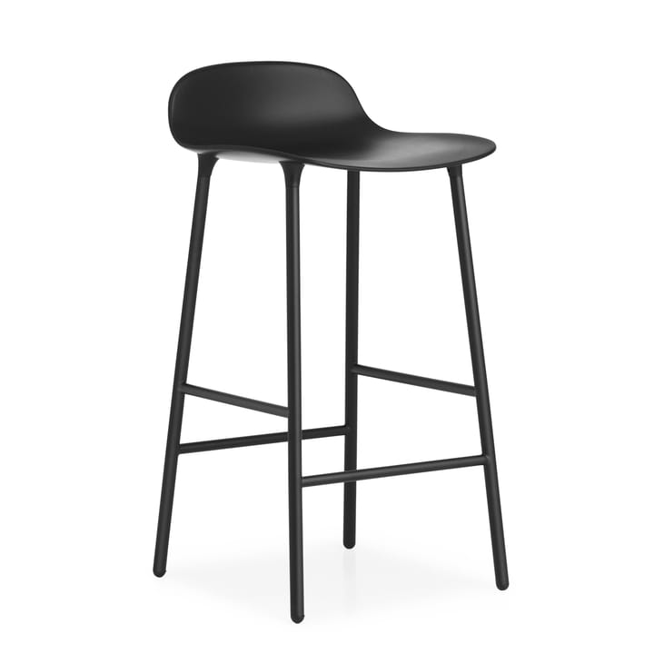 Form Chair Barstuhl metallBeine, Schwarz Normann Copenhagen