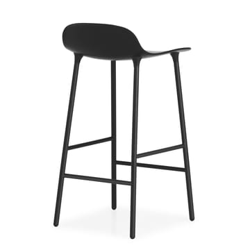 Form Chair Barstuhl metallBeine - Schwarz - Normann Copenhagen