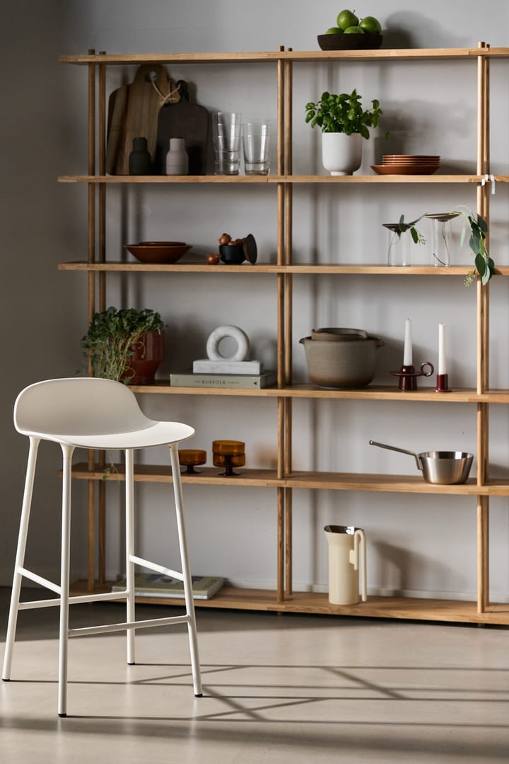 Form Chair Barstuhl metallBeine, Weiß Normann Copenhagen