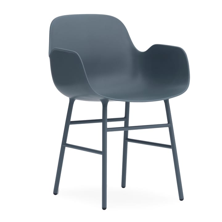 Form Sessel Metallbeine - Blau - Normann Copenhagen