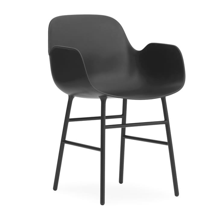 Form Sessel Metallbeine, Schwarz Normann Copenhagen