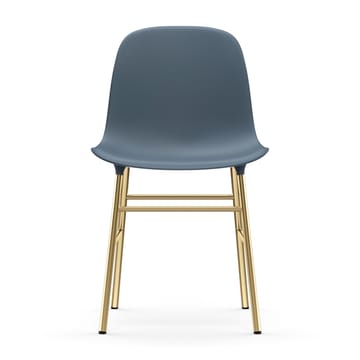 Form Stuhl Messingbeine - Blau - Normann Copenhagen