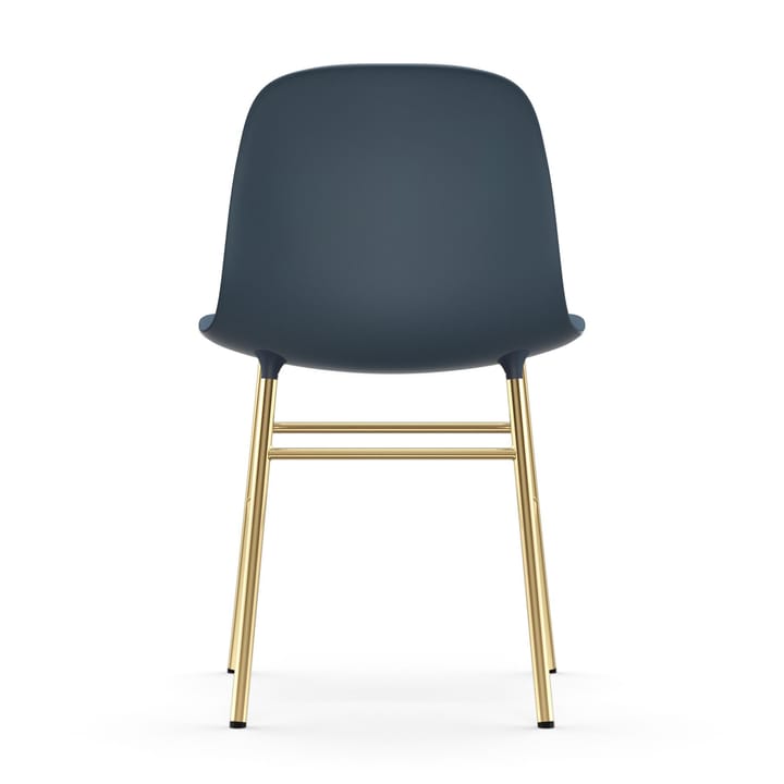 Form Stuhl Messingbeine, Blau Normann Copenhagen