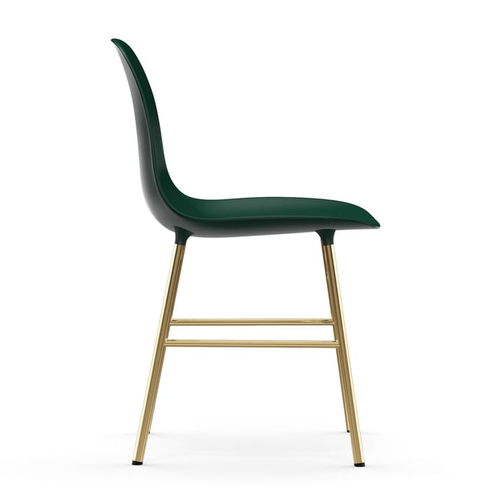 Form Stuhl Messingbeine, Grün Normann Copenhagen
