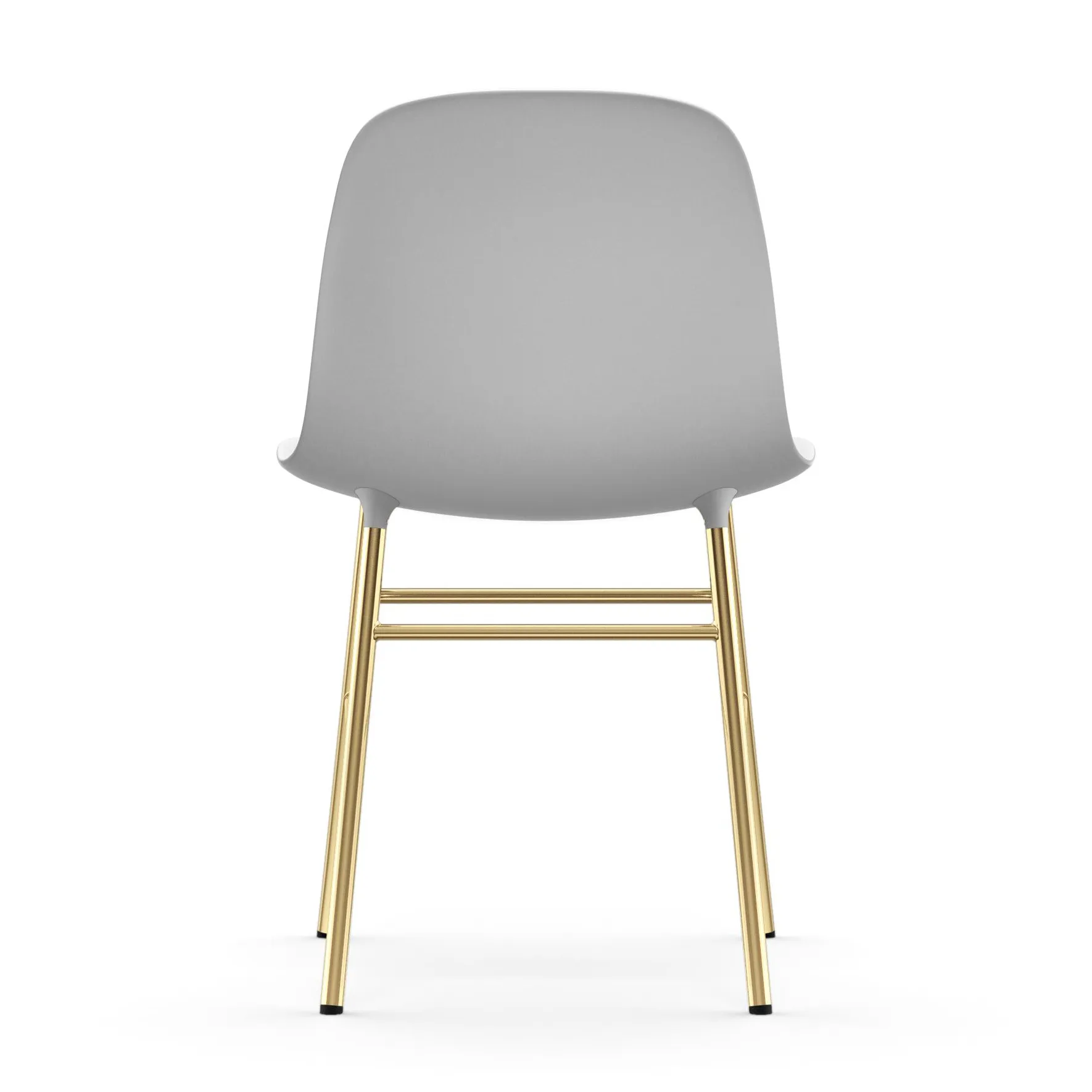 Form Stuhl Messingbeine, Weiß Normann Copenhagen